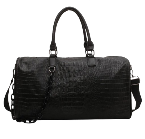 CROCO BAGS BLACK